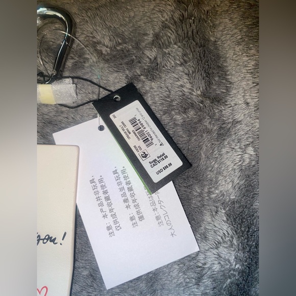 BNWT Kate Spade NY Heart-Shaped Keychain Charmed Love Notes Bag Charm $98 - Picture 7 of 7